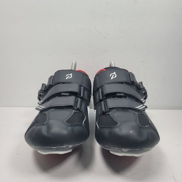 Peloton Cycling Spin Women's Black White Red Shoes US Size 10 EU 41 - Picture 3 of 8